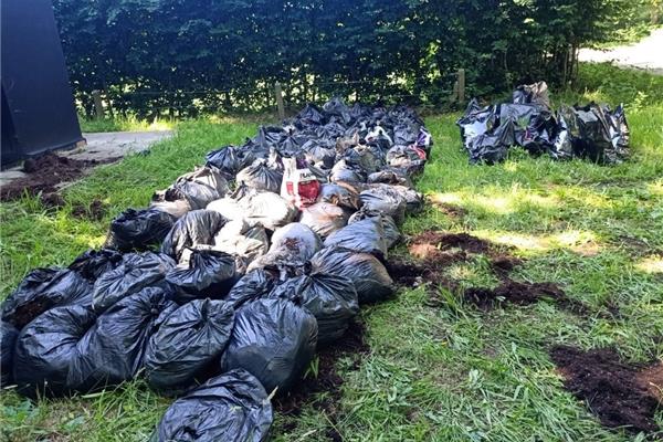 Brasschaat - Dumping van drugsafval